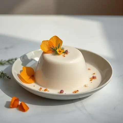Ginger Milk Pudding (No Gelatin)