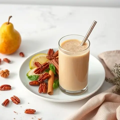 Pecan Pear Fall Spice Smoothie