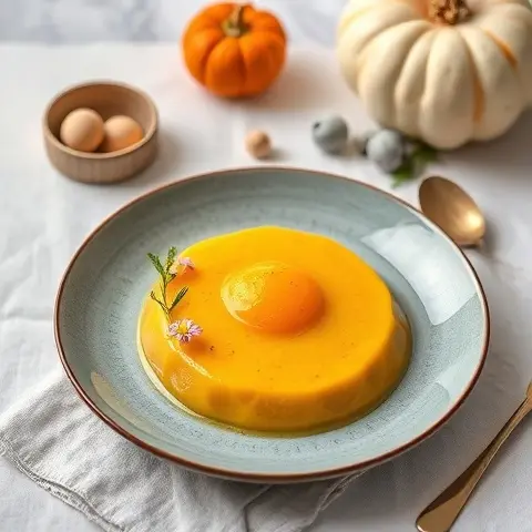Sweet Pumpkin Sago Pudding