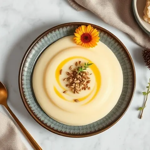 Sunflower Seed Goma Pudding
