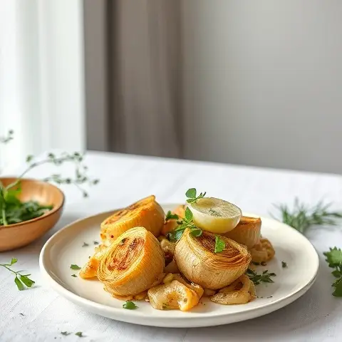 Roasted Garlic & Herb Marinated Artichoke Hearts