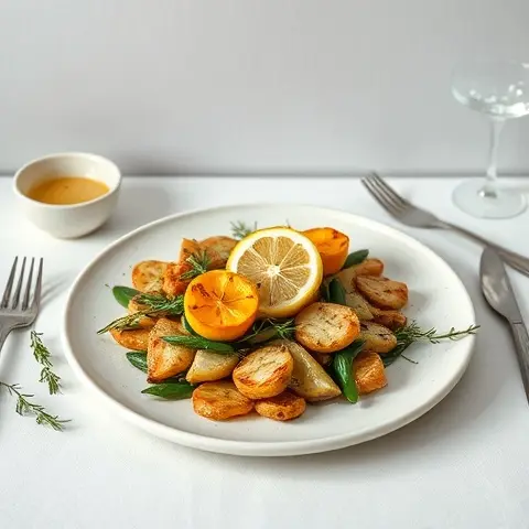 Lemon-Thyme Roasted Hearts of Palm