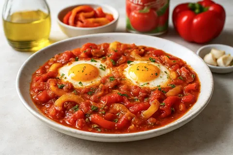 Keto Shakshuka with Roasted Peppers