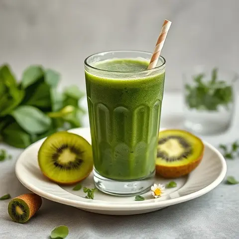 Kiwi Spinach Vitamin K Support Smoothie