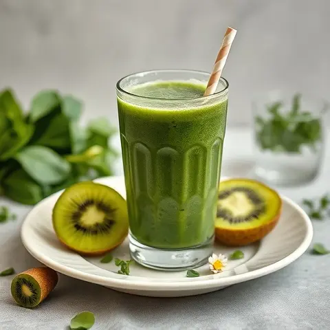 Kiwi Spinach Vitamin K Support Smoothie