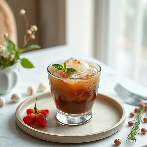 Ethiopian Coffee Granita with Cardamom