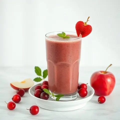Cranberry Apple Urinary Tract Support Smoothie