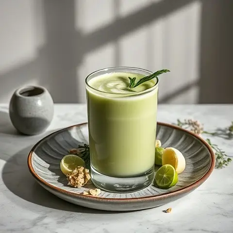 Iced Matcha with Oat-Free Mylk