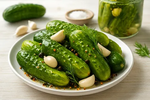 Garlic-Heavy Kosher Dill Pickles