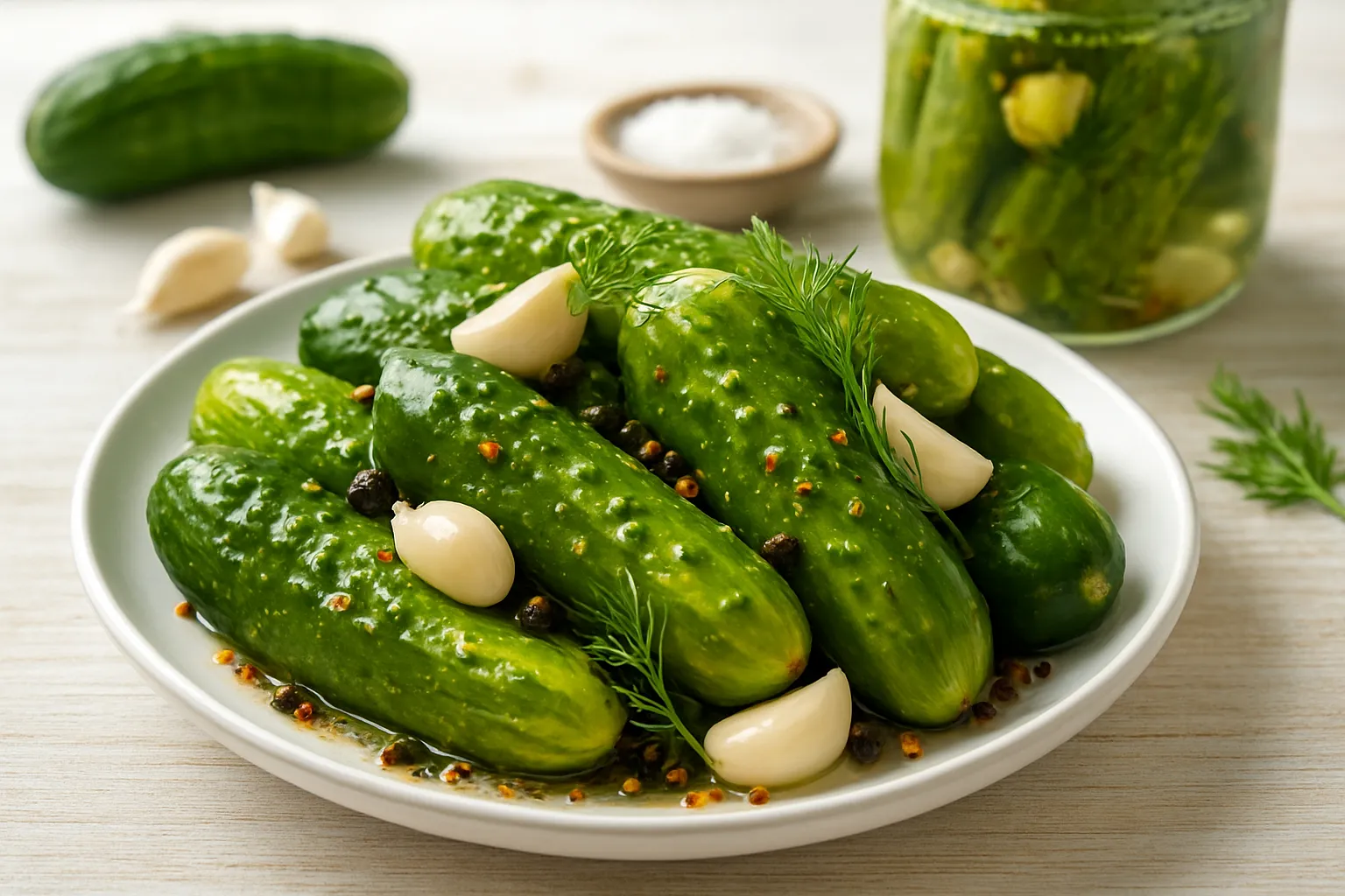 Garlic-Heavy Kosher Dill Pickles
