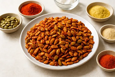 Spicy Paprika Pumpkin Seed-Free Snack Mix