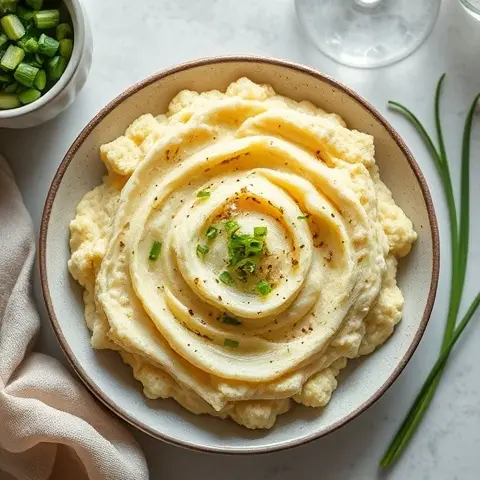 Creamy Cauliflower Mash with Chives