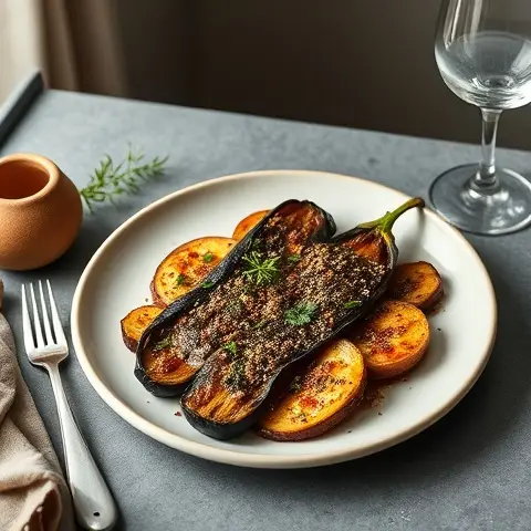 Oven-Roasted Eggplant with Za’atar Spice (Sesame-Free)