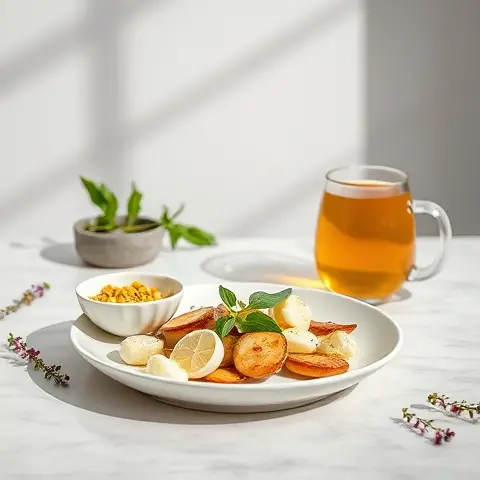 Chamomile-Limeleaf Cooling Tea