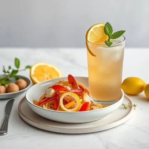 Ginger-Lemon Sports Tonic (No Sugar)
