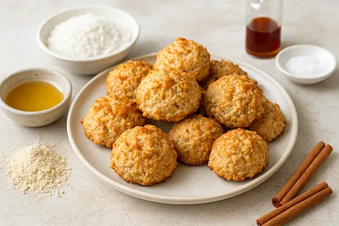 Nutritious Tigernut & Coconut Macaroons (Sugar-Free)