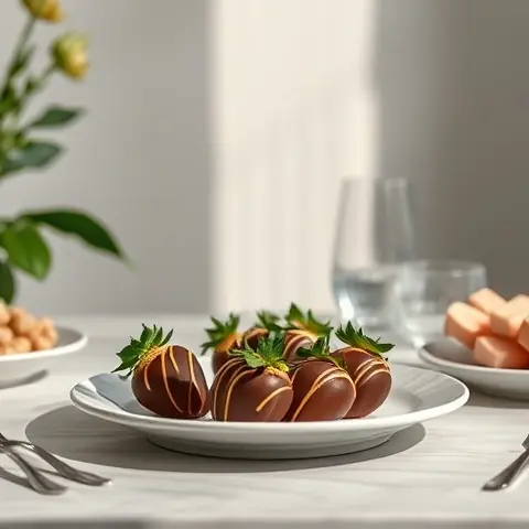 Nutty Macadamia Chocolate-Dipped Strawberries