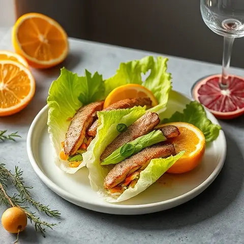 Zesty Sardine Lettuce Cups with Citrus