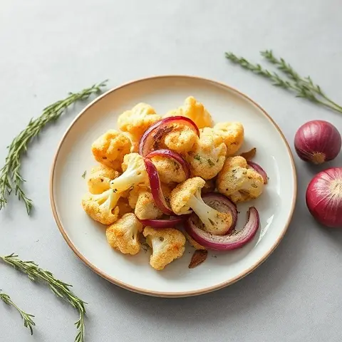 Cumin-Roasted Cauliflower & Red Onion