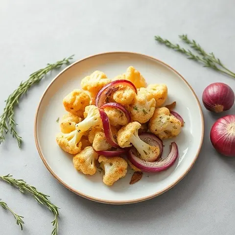 Cumin-Roasted Cauliflower & Red Onion