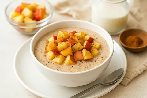 Nutritious Apple Cinnamon Coconut Custard (Egg Optional)