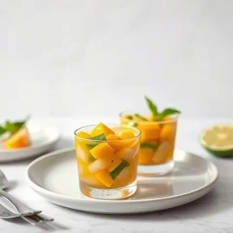Mango-Lime Fruit Cups
