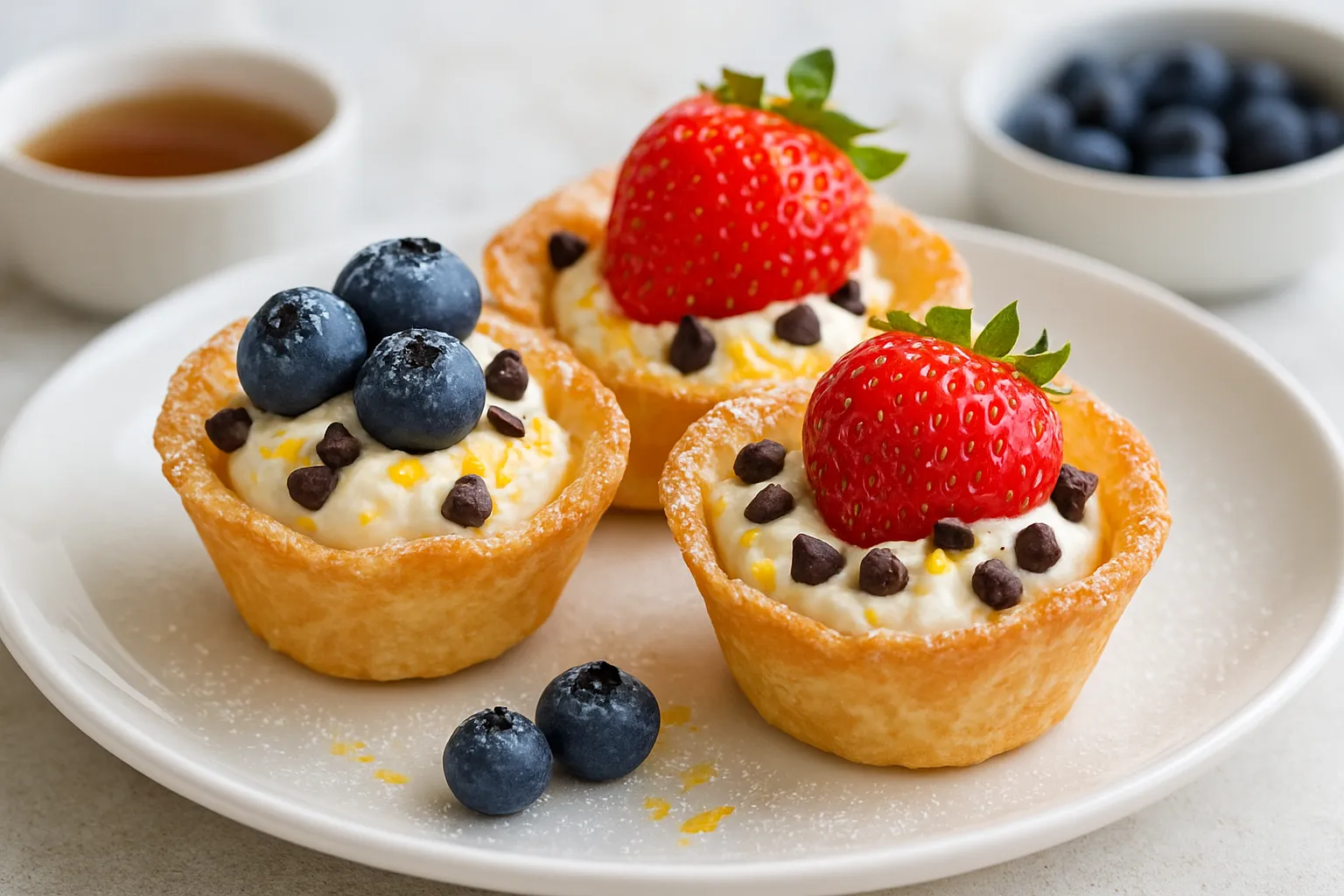 Nut-Free Ricotta Citrus Cannoli Cups