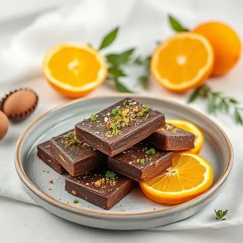 Nutritious Orange-Cacao Slices