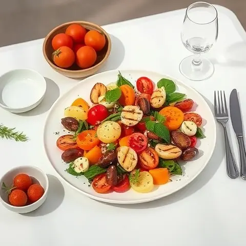 Grilled Vegetable Antipasto Platter
