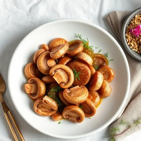 Tangy Eastern European Pickled Mushrooms
