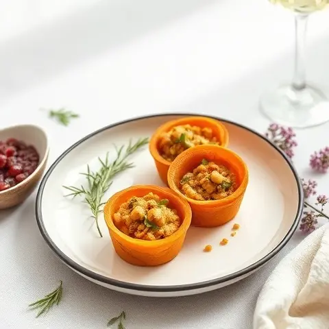 Warm Pumpkin & Millet Stuffing Cups