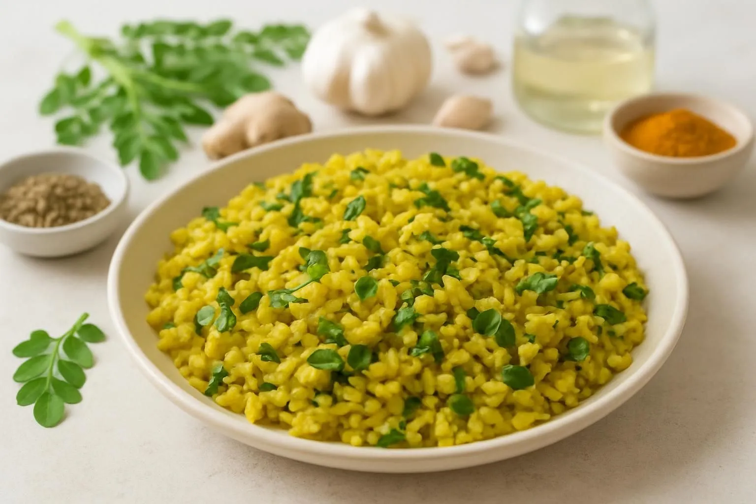 Turmeric & Moringa Kitchari with Lemon Zest
