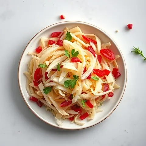 Homemade Fermented Sauerkraut for Gut Health