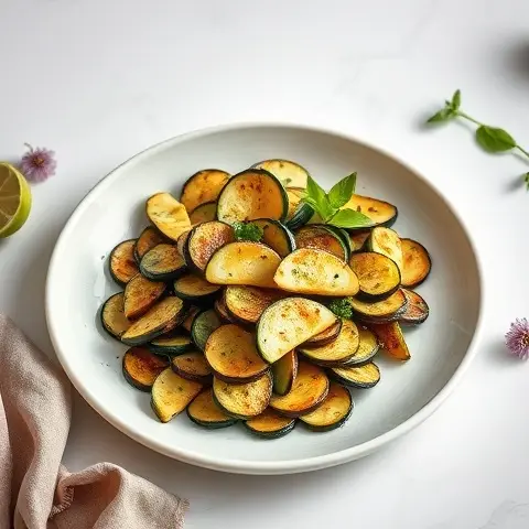 Cumin-Lime Roasted Zucchini Spears