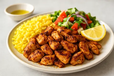 Grilled Chicken Shawarma Plate (No Pita)