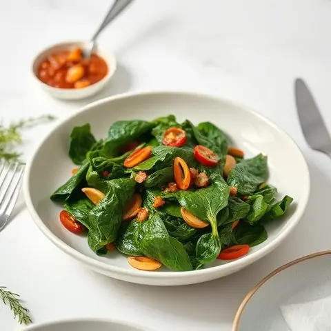 Chili-Garlic Sautéed Swiss Chard