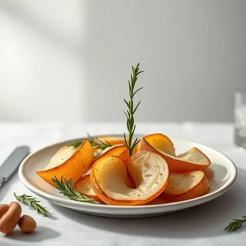 Rosemary-Roasted Turnip Wedges