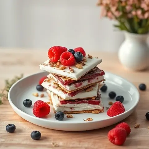 Chilled Berry Yogurt Bark