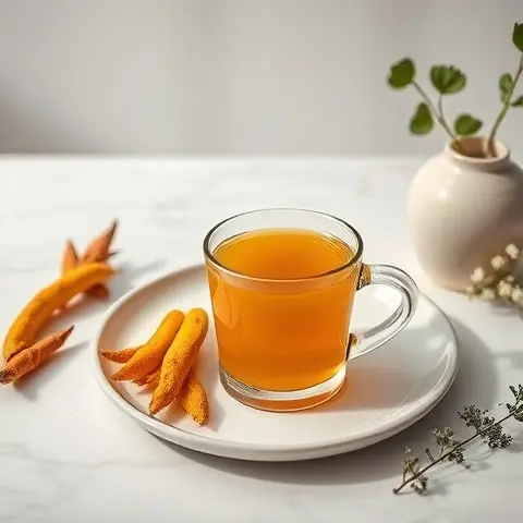 Golden Turmeric Tea with Black Pepper