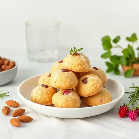 Nut-Free Şekerpare-Style Cookie Bites
