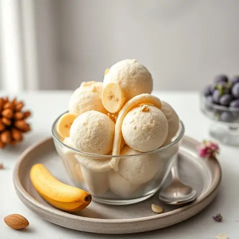 16 Almond Butter Banana “Nice” Cream