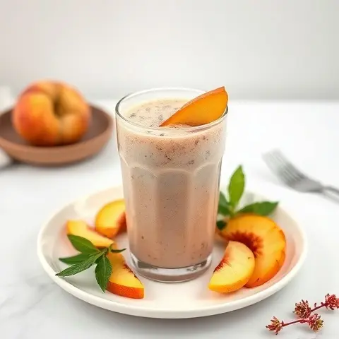 Peach Chia Omega Shine Smoothie