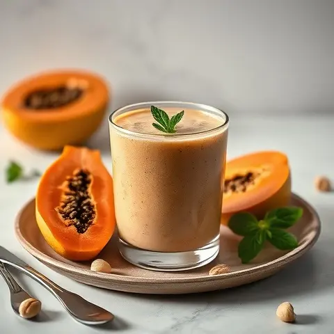 Macadamia Papaya Tropical Nourish Smoothie