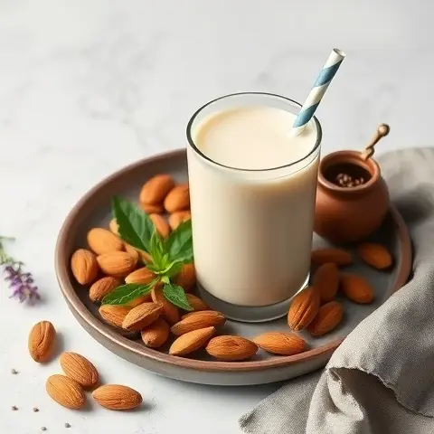 Cardamom-Scented Almond Milk