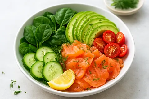 Smoked Salmon & Avocado Breakfast Bowl