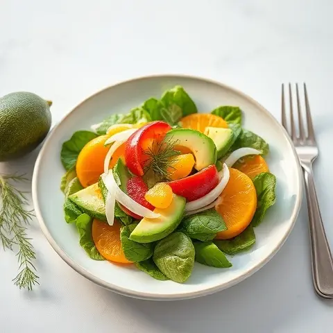 Citrus Fennel & Avocado Salad with Dill
