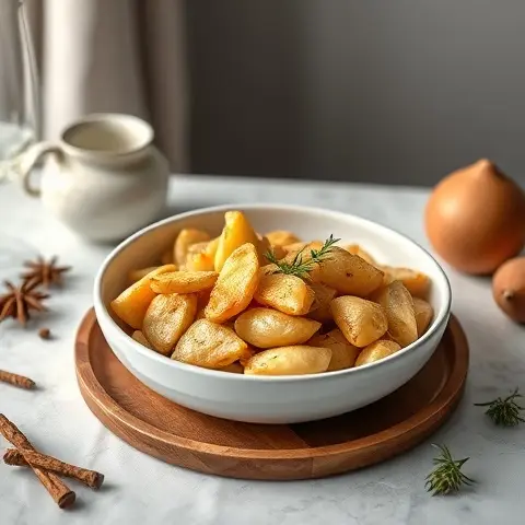 Savory Pickled Water Chestnuts with Ginger and Spices
