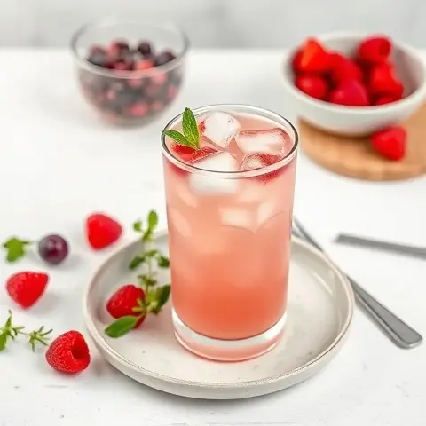 Probiotic Raspberry-Vanilla Water Kefir