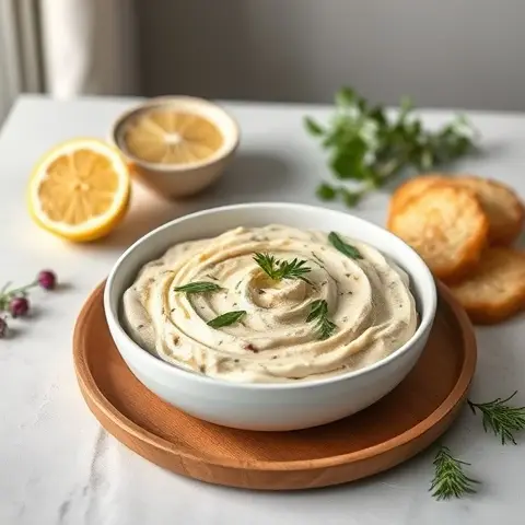 Lemon-Tarragon White Bean Dip