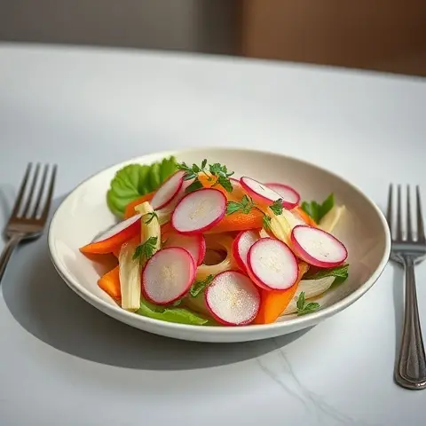 Citrus-Chili Jicama & Radish Crunch